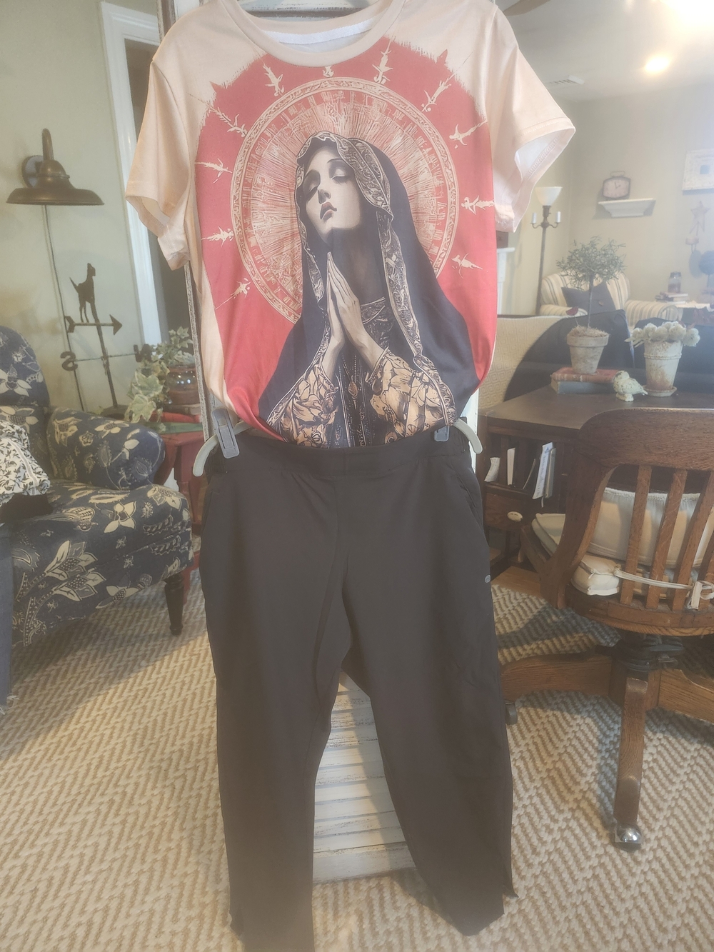 Track Pants And Boutique Tee